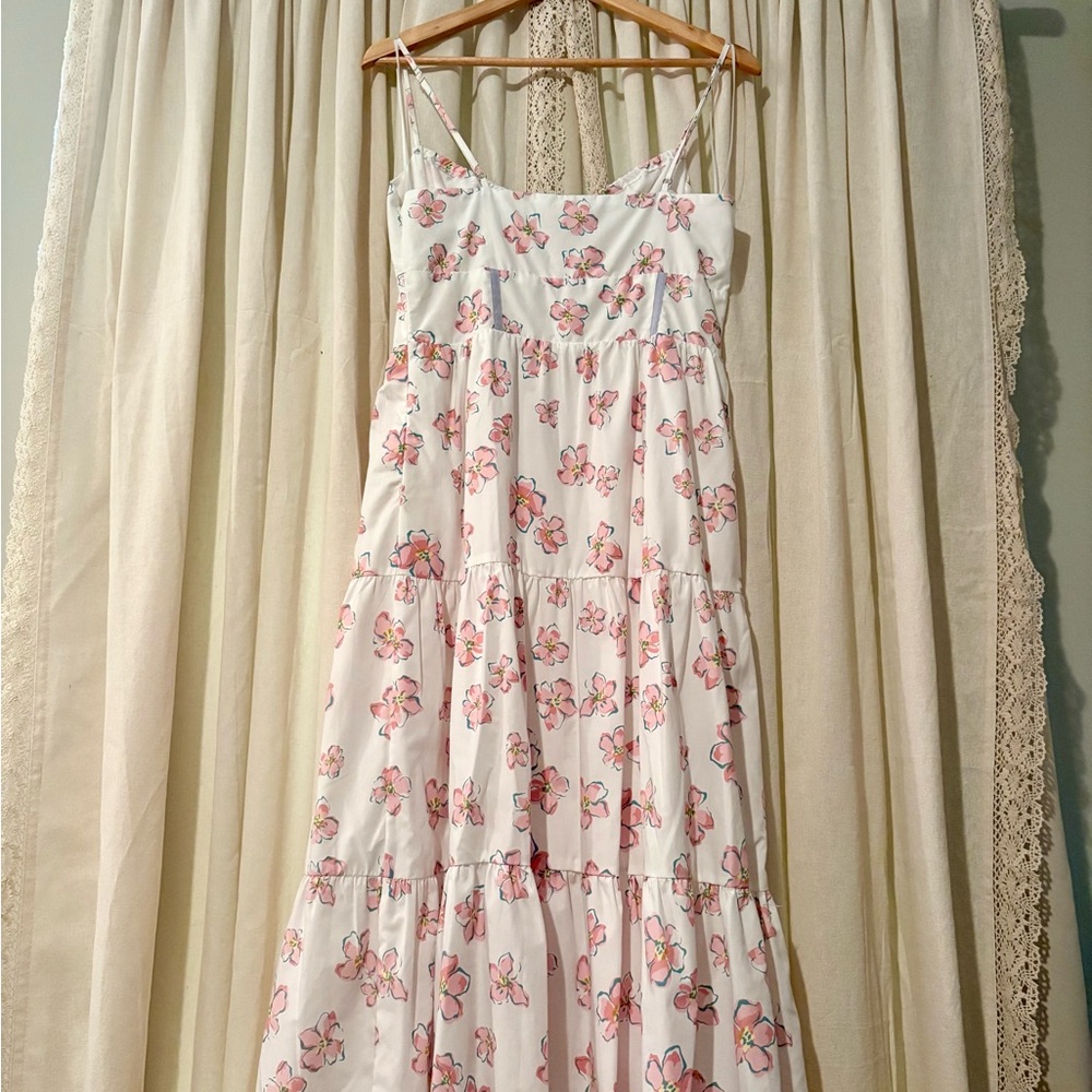 Le Lis Pink Floral Maxi Dress - Picture 3 of 3